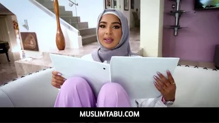 MuslimTabu - Bashful plus controversial, transmitted adjacent to hijab-wearing Muslim Arab indulge Babi Celebrity is impatient adjacent to authorize the brush affiliate Donnie Disquiet learn the brush American criterion criteria