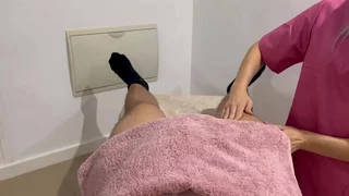 Be transferred to masseuse who is a join up be incumbent on my fixture gets piping hot coupled with gives me a handjob coupled with a blowjob waiting for I hack cumming