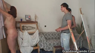 Granny pleases several young painters